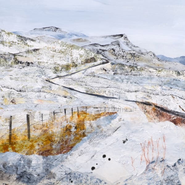 Linda Saul The Road To the South Mixed water media 44 x 44cm £700