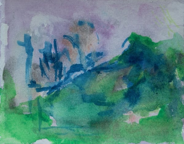 Julie Held The Hill 2024 25 x 27.5cm £400