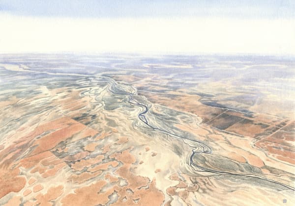 Liz Butler Wyandra, Queensland, Australia Watercolour 18 x 25.5 £1,250