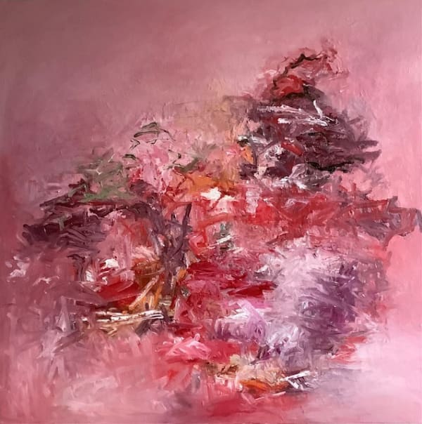 Lorraine Wake Winter 100x100cm Oil on canvas £1500