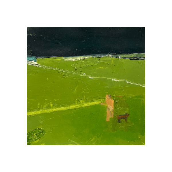 Arthur Neal Cliff Walk, 2025 Oil on paper 31 cm x 31 cm