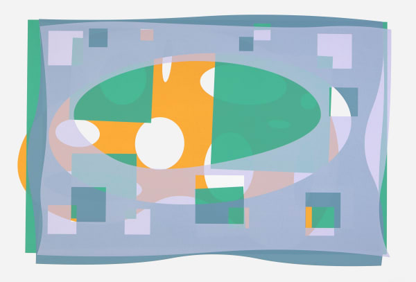 Jeff Lowe In the close distance no. 115, 2019 monoprint 100 x 72 cm 1/1