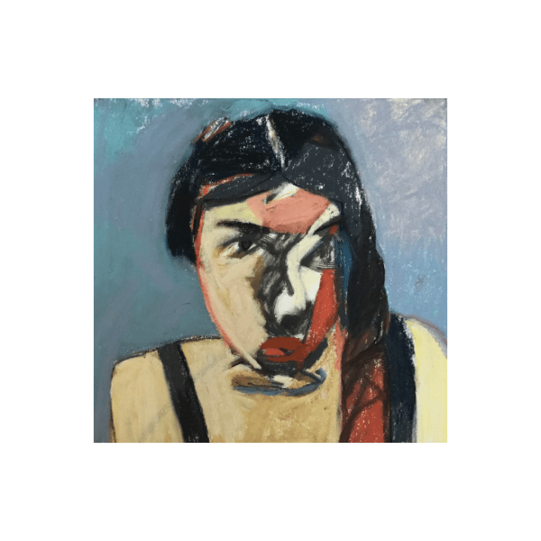 Arthur Neal Head II, 2025 Pastel 37 cm x 37 cm