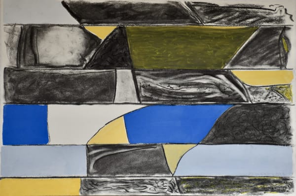 Landscape, Winter by John Corley, Mixed media at Linden Hall Studio, Two Studios in Deal Kent