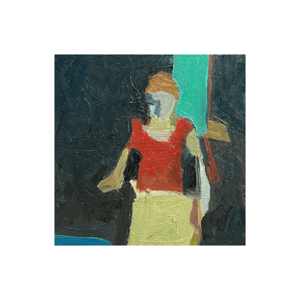 Arthur Neal Red Top, 2025 Oil on paper 31 cm x 31 cm