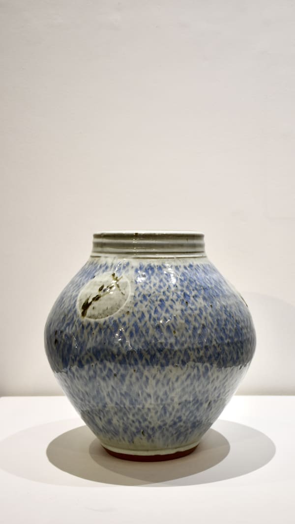 William Plumptre, Thrown Vase Nuke Roundel (23), 2025