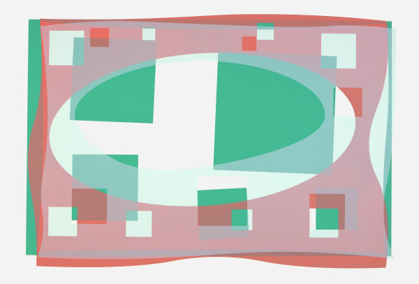 Jeff Lowe In the close distance no. 119, 2019 monoprint 100 x 72 cm 1/1