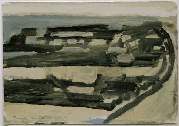 Simon Carter, Beach, Acrylic at Linden hall Studio in Kent