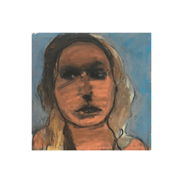 Arthur Neal Head I, 2025 Pastel 37 cm x 37 cm