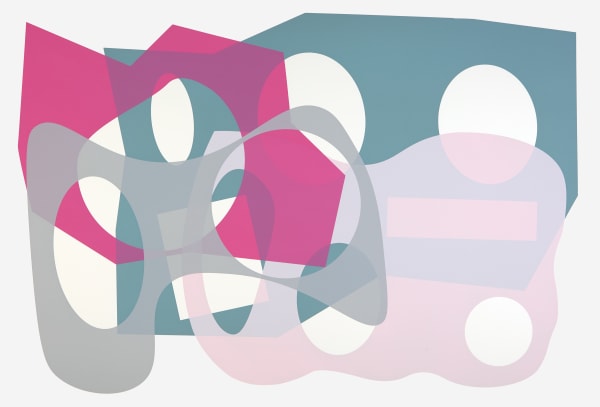 Jeff Lowe In the close distance no. 129, 2019 monoprint 100 x 72 cm 1/1