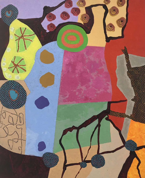 Clyde Hopkins SMALL PEGBOARD AND VOLCANOLOGY, 2010 - 2011 oil on canvas 30 x 25 cm