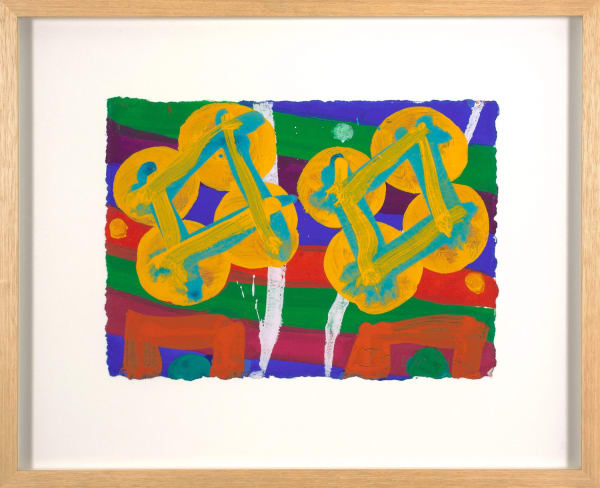 Albert Irvin San Lorenzo II, 2000 gouache on paper 23 x 38 cm