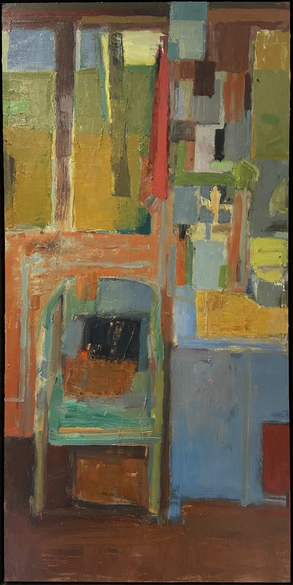 Studio and Garden II, Original Oil Painting by artist Arthur Neal NEAC, Linden Hall Studio and Two Studios High Street Deal, Kent.