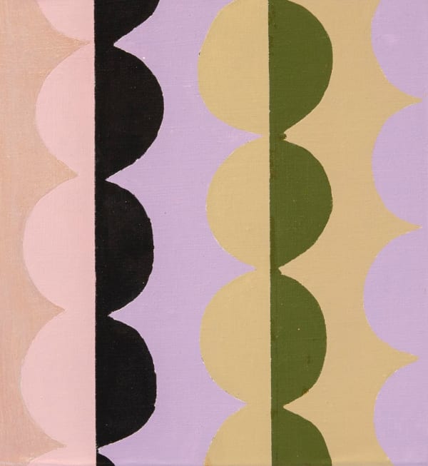 Jennifer Durrant Dolcemente, 2018 acrylic on board 46.5 x 44.5 cm