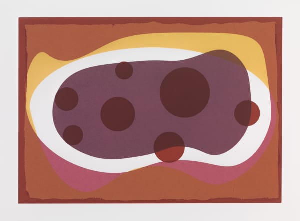 Jeff Lowe In the close distance no. 33, 2019 monoprint 29.5 cm x 41.7 cm 1/1