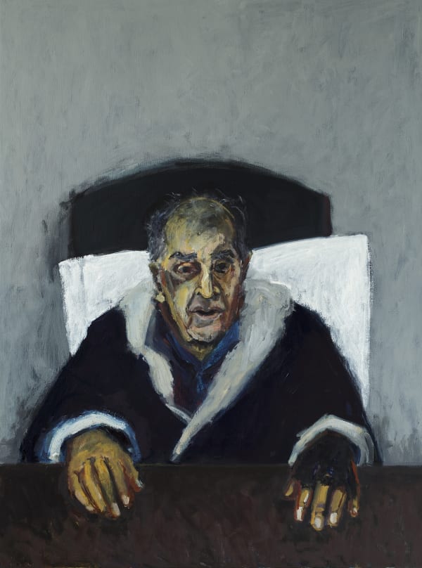 Julie Held My Father-the Last Portrait Oil on canvas 106 x 80cm