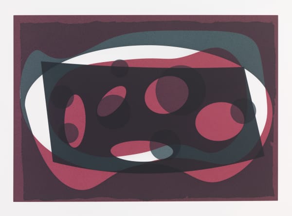 Jeff Lowe In the close distance no. 39, 2019 monoprint 29.5 cm x 41.7 cm 1/1