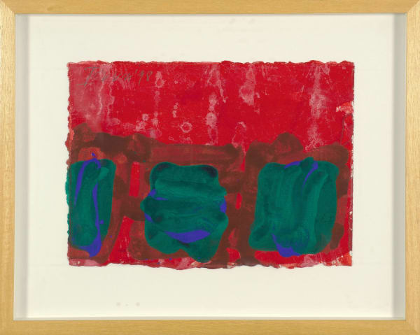 Albert Irvin Whitechapel Series No.8, 1998 gouache on paper 21.5 x 30.5 cm