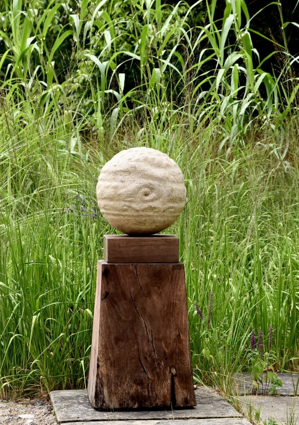 Richard Lawrence Jupiter 2003, Clipsham Stone 34 cm diameter SOLD