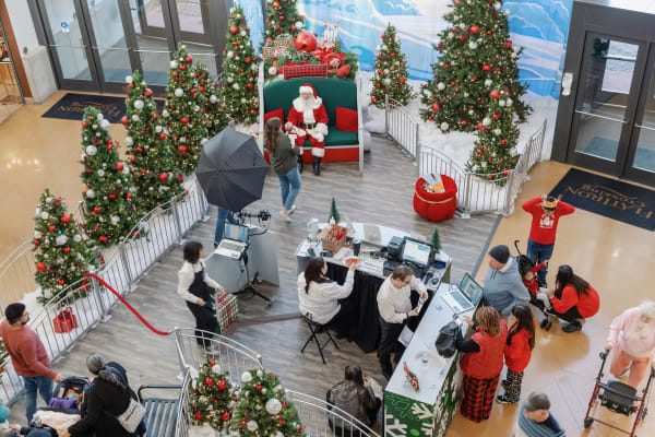 Mall Santa, archival pigment print, 14” x 21”, 2024.