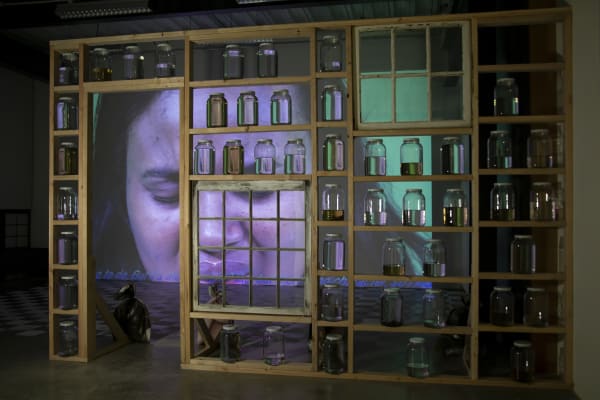 Installation view of Sonic Rupture: songs for(e) the swarm, Iteration 001 (2020 - ongoing)