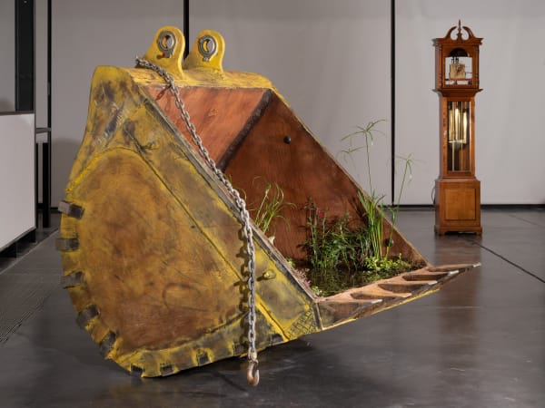 installation view: even the bluest sky changes hue at night *