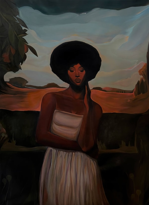 Megan Gabrielle Harris - Sunkissed - 2023 - 122cm H x 91cm W - Acrylic on canvas