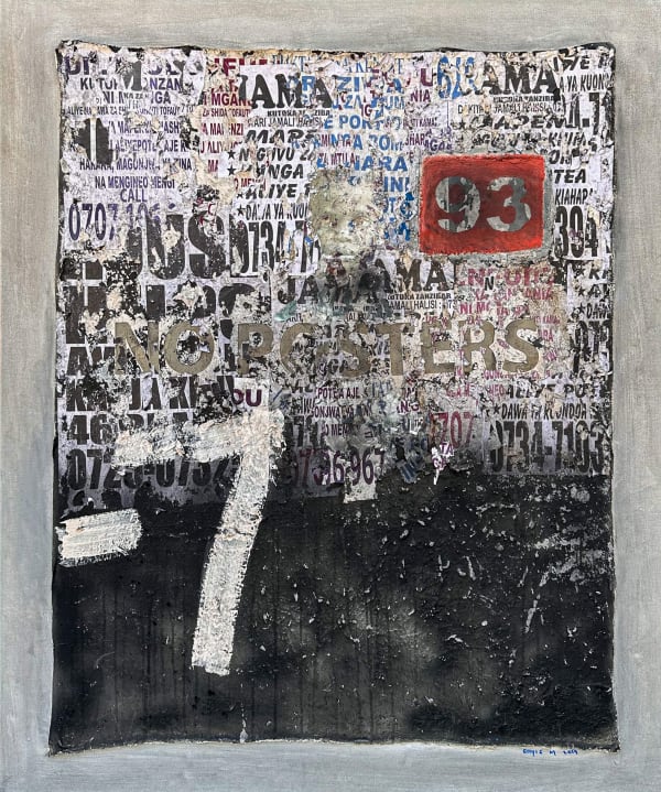 Onyis MARTIN, Series "Talking Walls" nº 93 - No posters, 2020