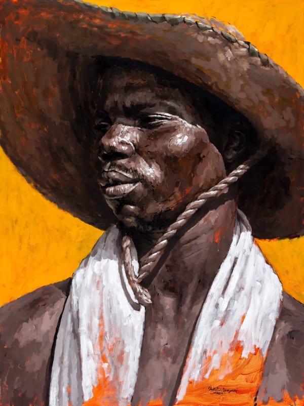 Opeyemi Matthew Olukotun - Inner Space V - 2024 - 100cm H x 75cm W - Acrylic on canvas