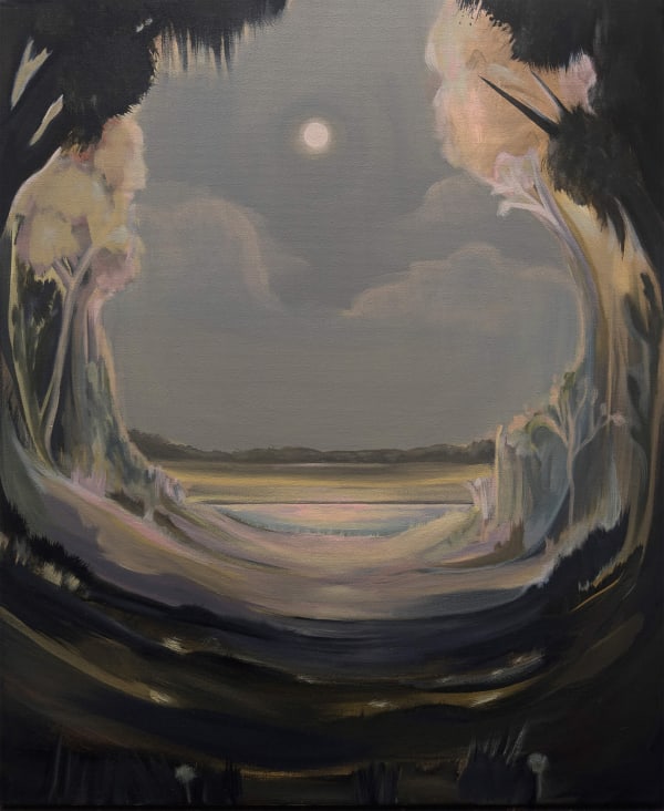 Megan Gabrielle Harris - Dreamscape - 2025 - 24inches H x 20inches W - 61cm H x 51cm W - Acrylic on canvas