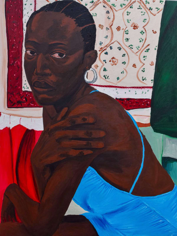 Matthew Eguavoen - That is not enough reason - 2022 - 130cm H x 100cm W - Acrylic and oil on canvas