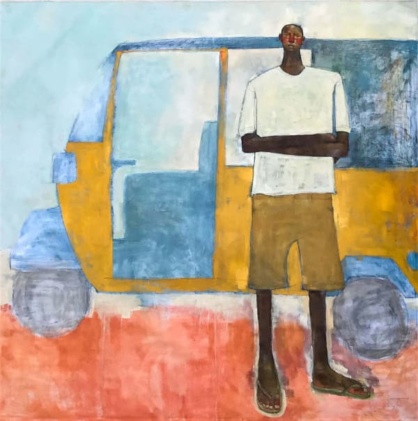 Olivia Mae Pendergast - Tuk Tuk - 2019 - 183cm x 183cm - Oil on canvas
