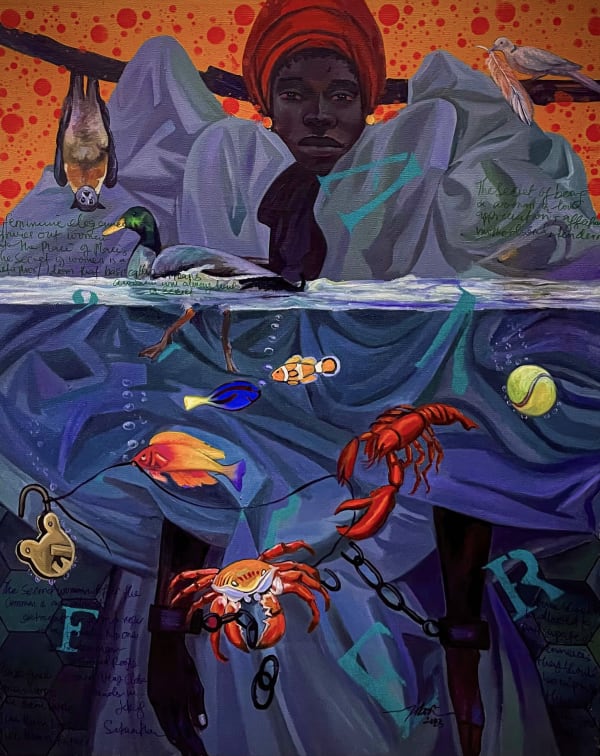 Moses Zibor - Free at last - 2023 - Oil on canvas
