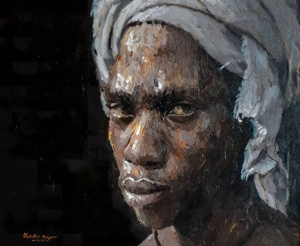 Opeyemi Olukotun - State of Mind III - 61cm H x 76cm W - Acrylic on canvas