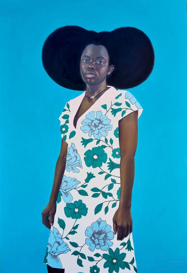 Oluwole Omofemi - In search of truth - 2023 - 198cm H x 137cm W - Oil and acrylic on canvas