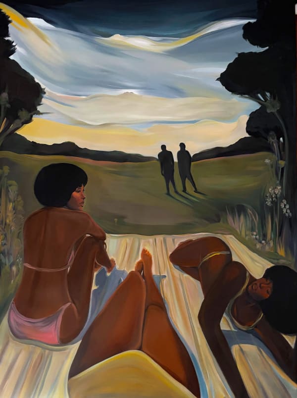 Megan Gabrielle Harris - Holiday II - 2023 - 48inches H x 36inches W - Acrylic on canvas