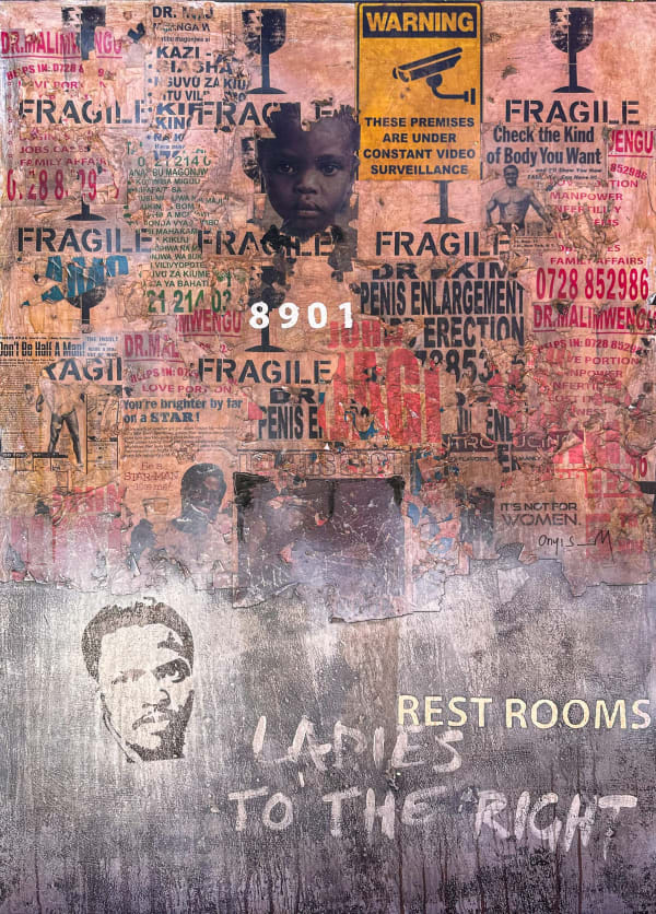 Onyis Martin - Ladies are always right - 2020 - 154cm H x 112cm W - Mixed media on canvas