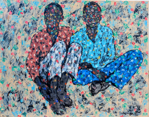 Emeka Udemba - Translation nº 2 - 2019 - 110cm H x 138cm W - Mixed media on canvas