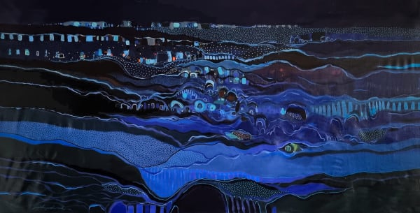 Miska MOHMMED, The glimmering city, 2023