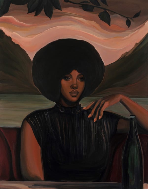 Megan Gabrielle Harris - Holiday - 2022 - 76cm H x 61cm W - Acrylic on canvas