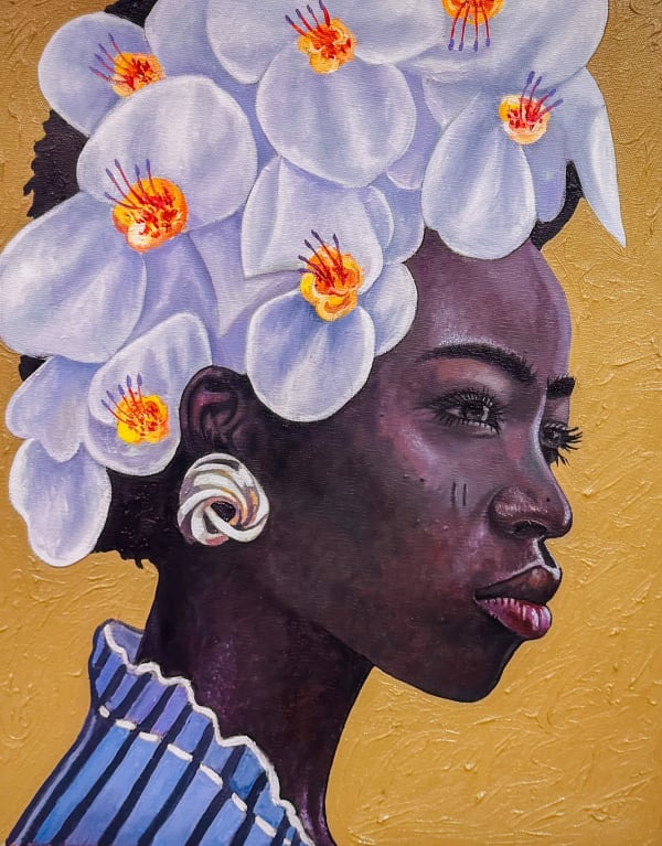 Moses ZIBOR, Me and my Flower VI, 2025