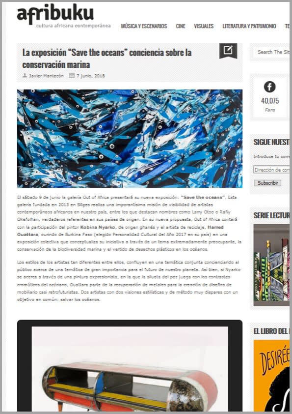 La exposición “Save the oceans