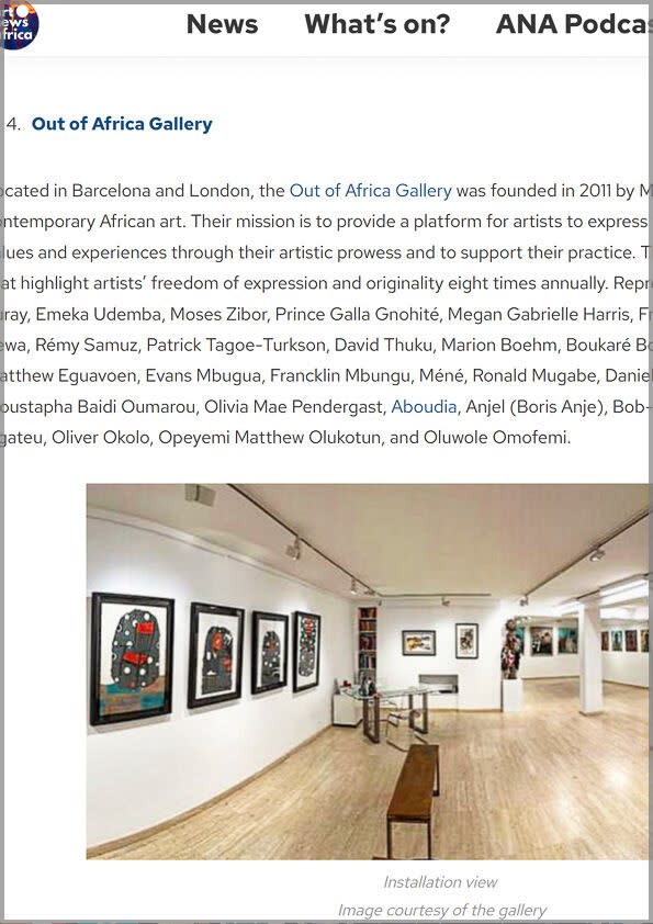 art news africa