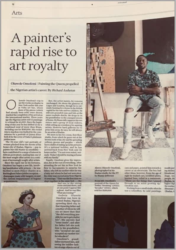 Financial Times - Oluwole Omofemi