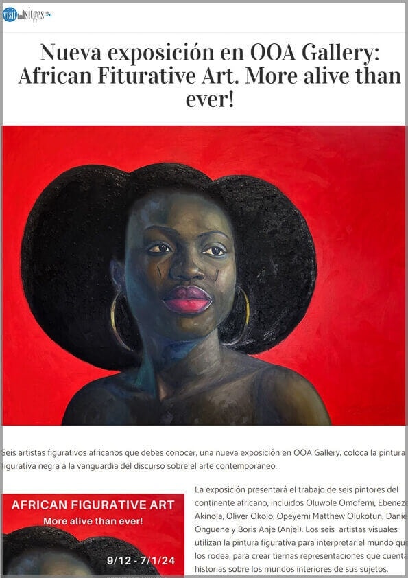 Nueva exposición en OOA Gallery: African Fiturative Art. More alive than ever!