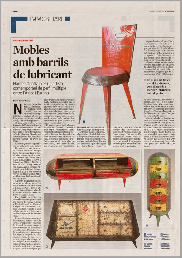 MOBLES AMB BARRILS DE LUBRICANT