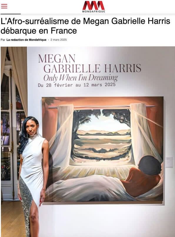 L’Afro-surréalisme de Megan Gabrielle Harris débarque en France