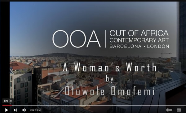 Video - Solo show - A Womans Worth - Oluwole Omofemi - 