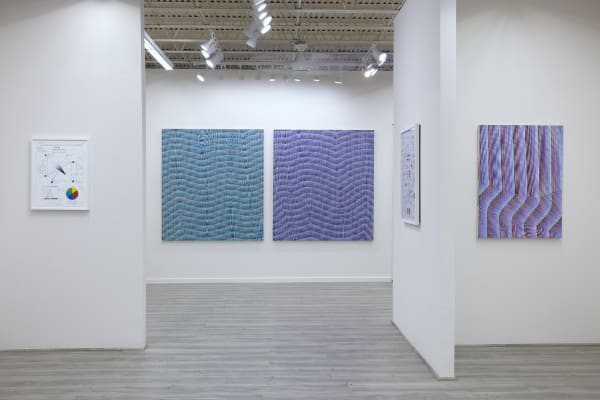 Alex Puz - Luminal Curve (Green-Orange), 2025