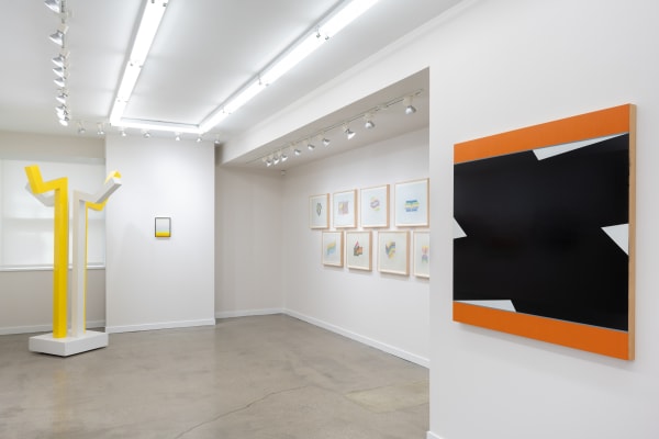 Installation view, Geometrix: Encoded Abstraction. Photograph by Vivian Doering.